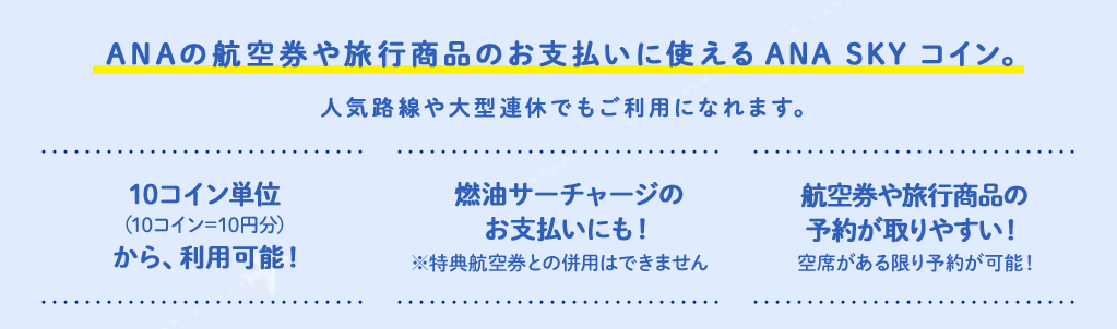 ANASKYコインの特徴一覧メリットとデメリット