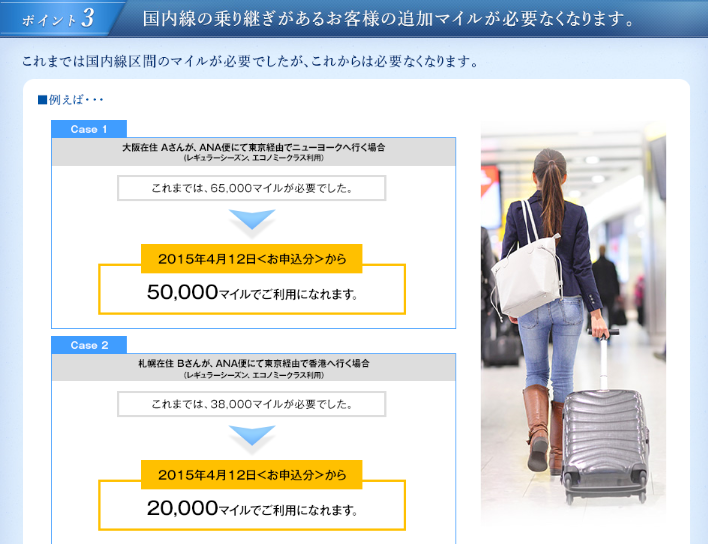 特典航空券を利用した国内線の乗り継ぎ方法
