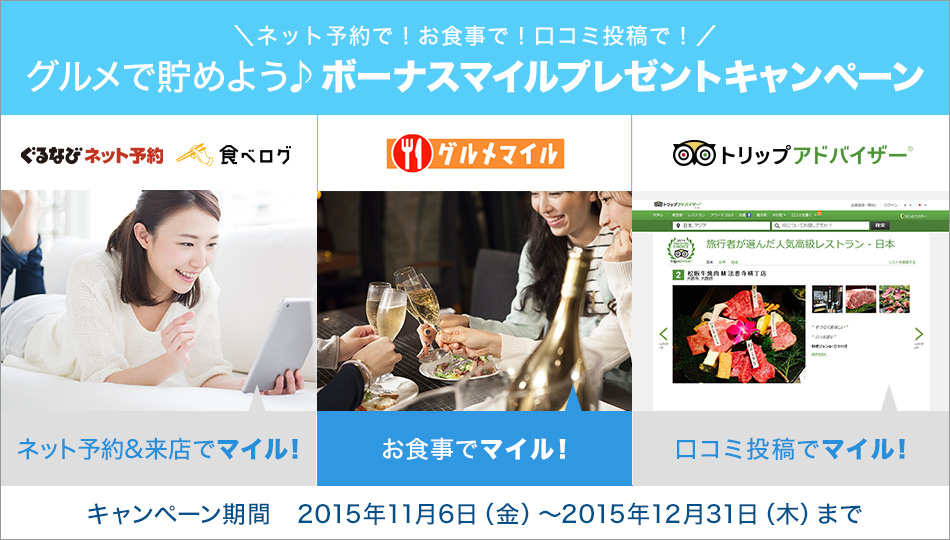 グルメでANAマイルを貯める方法